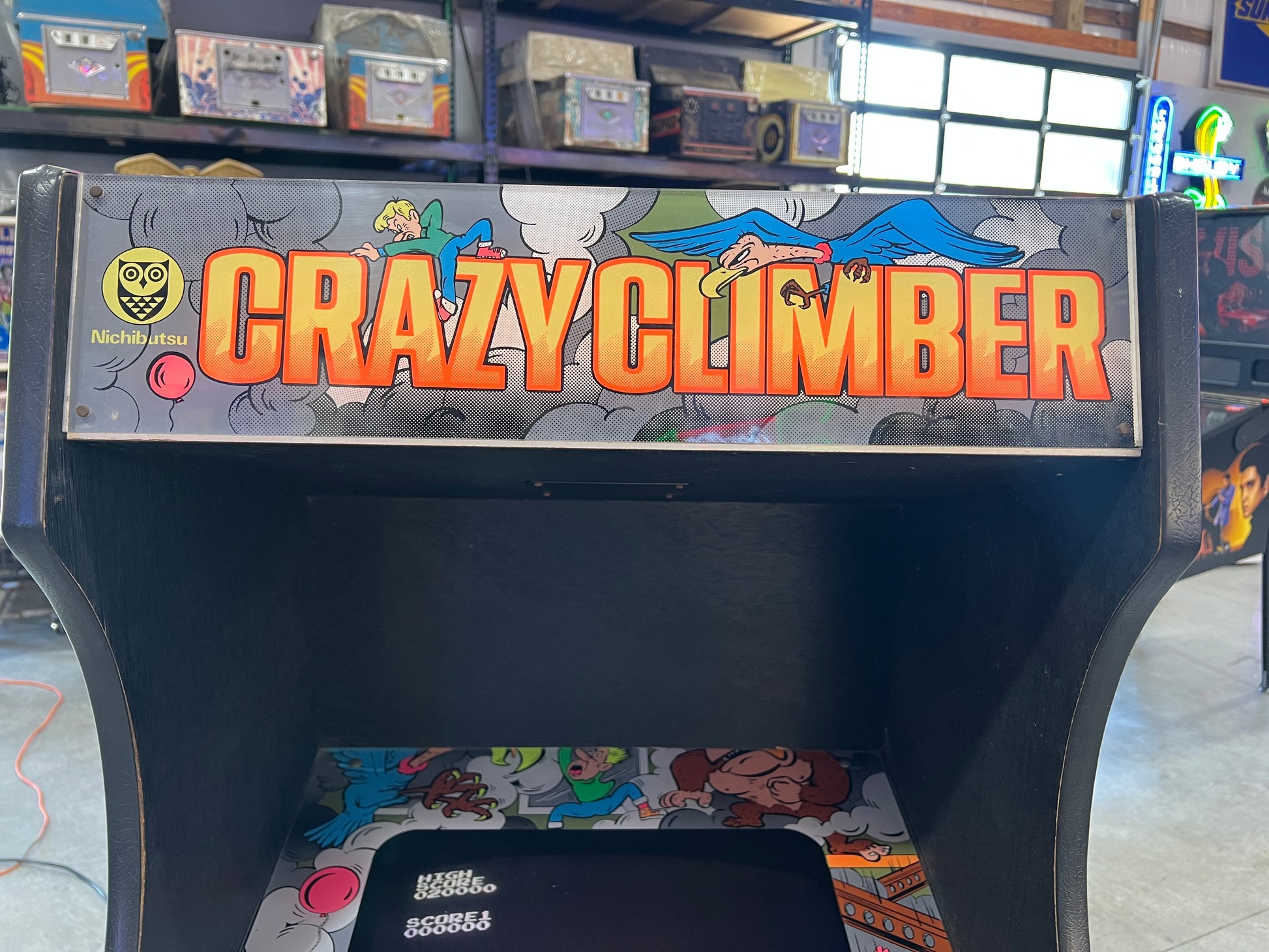 CRAZY CLIMBER - Nichibutsu Arcade Game - Works 100% - Rarer Classic - Hard to Find!