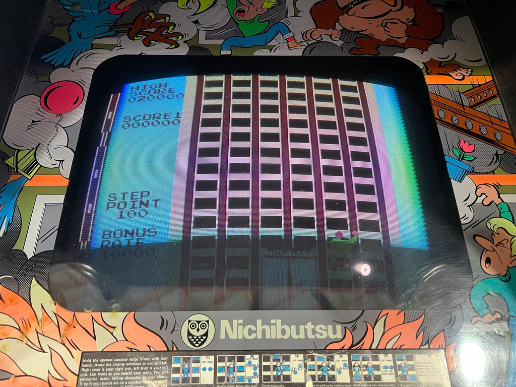 CRAZY CLIMBER - Nichibutsu Arcade Game - Works 100% - Rarer Classic - Hard to Find!
