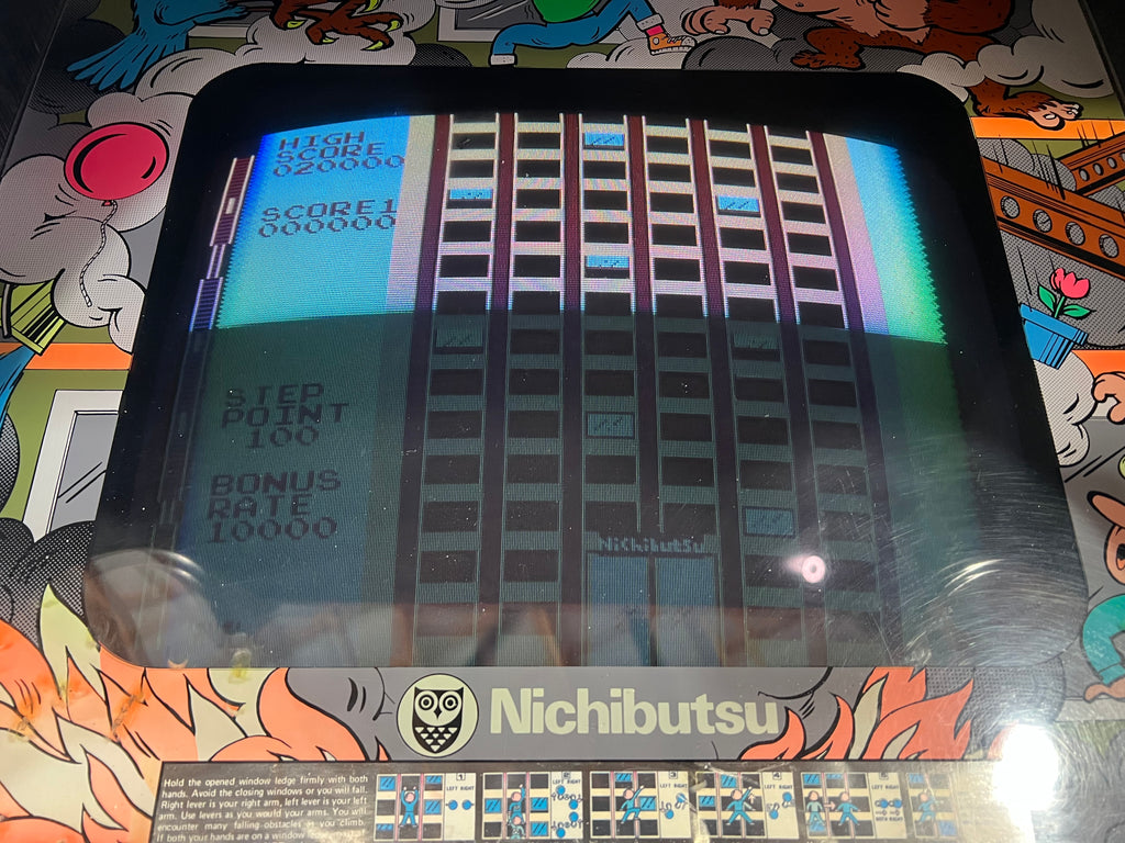 CRAZY CLIMBER - Nichibutsu Arcade Game - Works 100% - Rarer Classic - Hard to Find!
