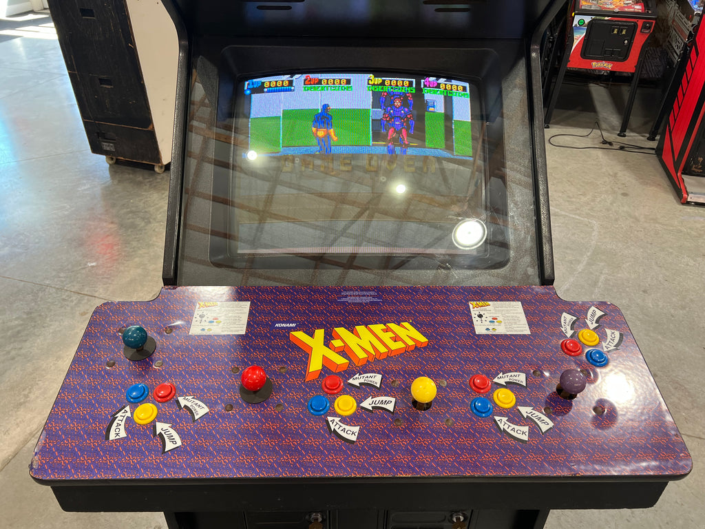 X-Men - 4 PLAYER - Konami Arcade Game! ORIGINAL! Nice Looking Arcade Cabinet - Works Great!