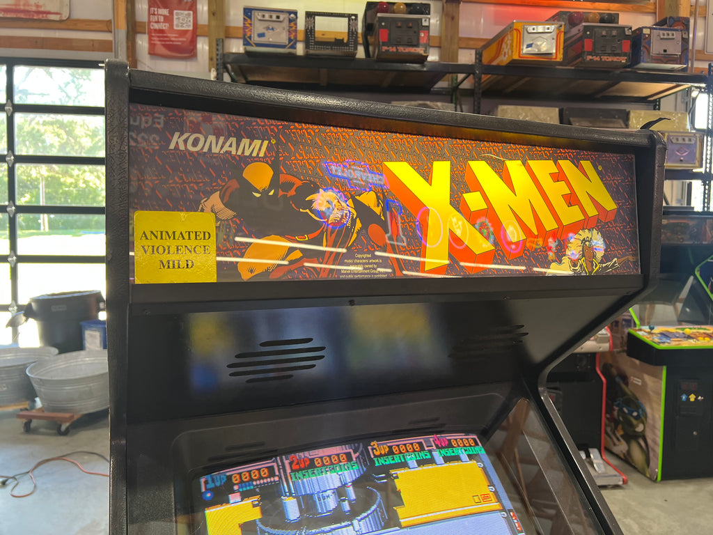 X-Men - 4 PLAYER - Konami Arcade Game! ORIGINAL! Nice Looking Arcade Cabinet - Works Great!