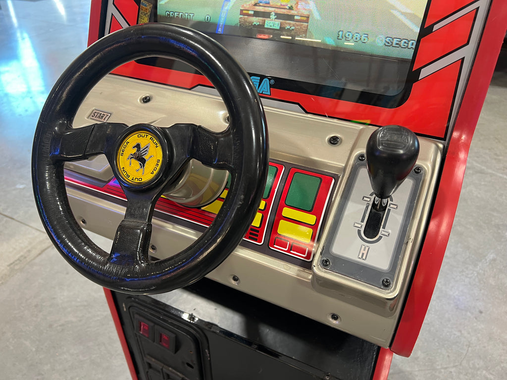 OUTRUN Cabaret (Mini) - Sega Arcade Game! ORIGINAL! Good Looking Driving Game Cabinet - Working Great! READY TO RACE!!