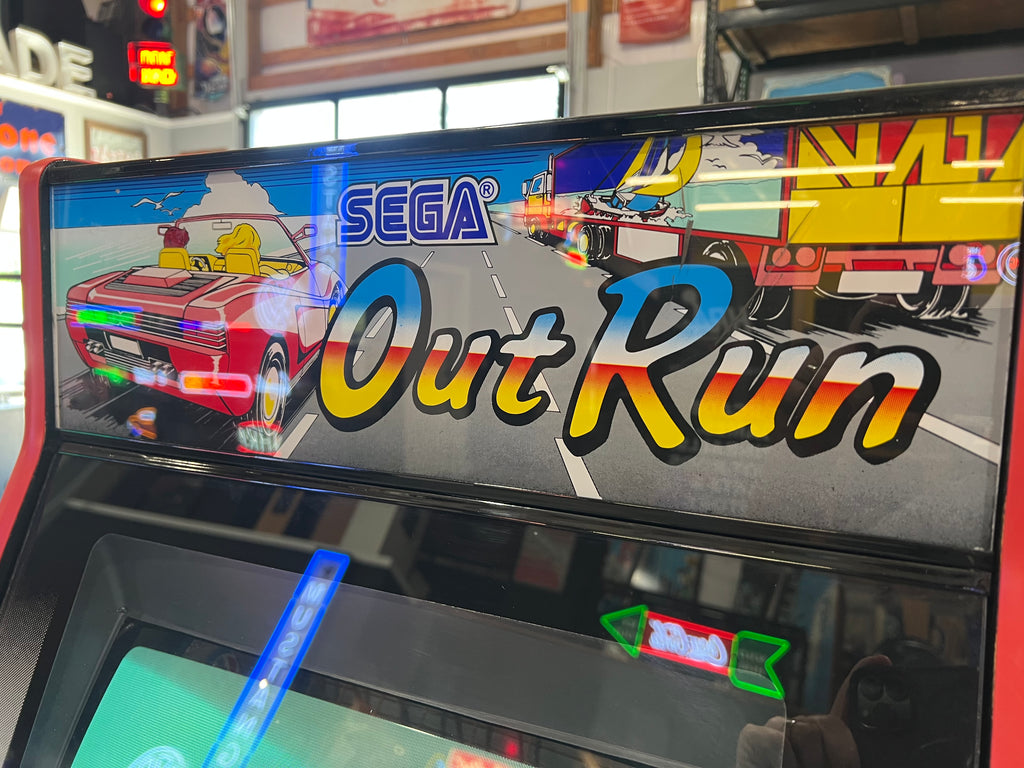 OUTRUN Cabaret (Mini) - Sega Arcade Game! ORIGINAL! Good Looking Driving Game Cabinet - Working Great! READY TO RACE!!