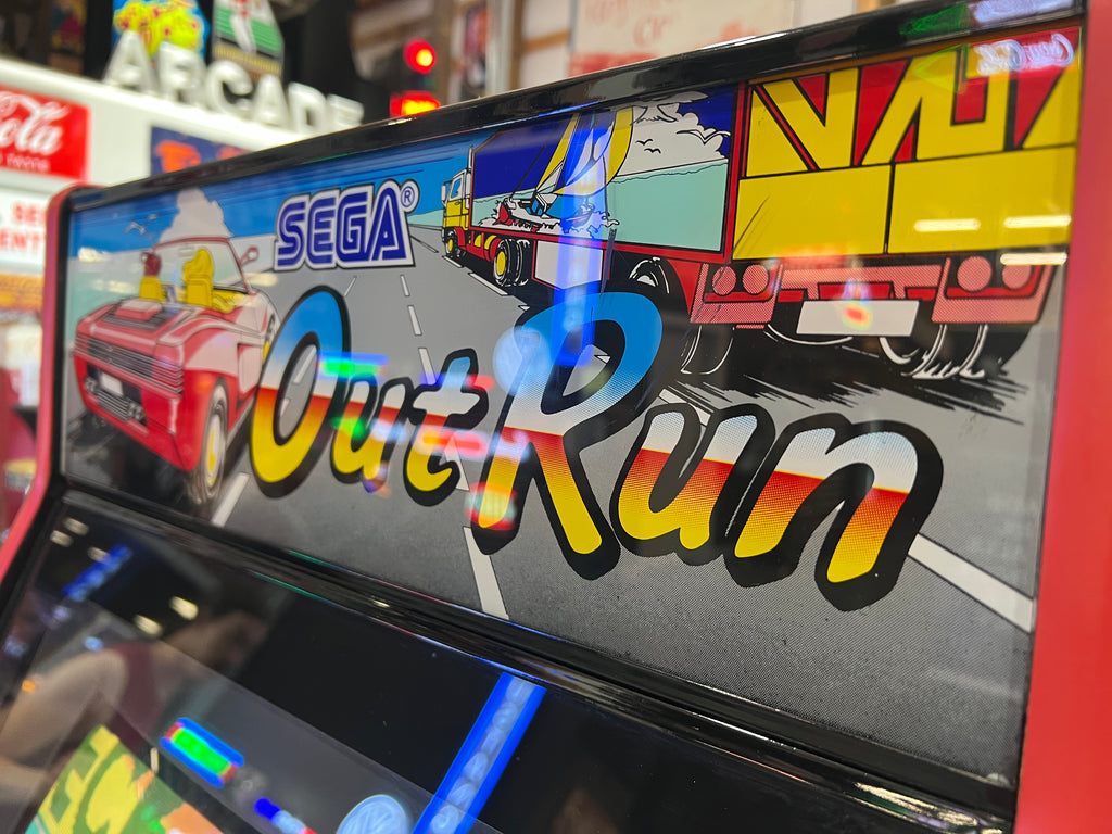OUTRUN Cabaret (Mini) - Sega Arcade Game! ORIGINAL! Good Looking Driving Game Cabinet - Working Great! READY TO RACE!!