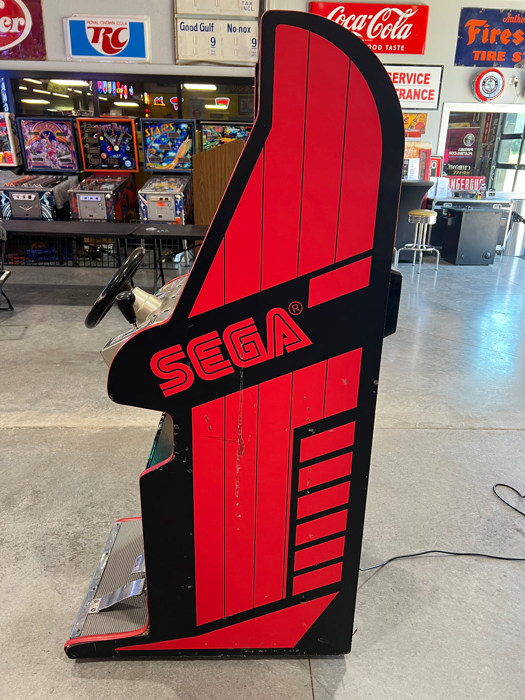 OUTRUN Cabaret (Mini) - Sega Arcade Game! ORIGINAL! Good Looking Driving Game Cabinet - Working Great! READY TO RACE!!