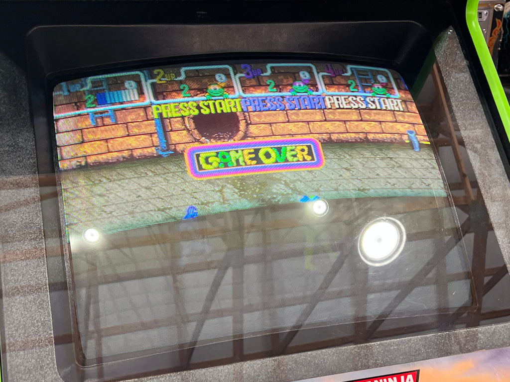 TEENAGE MUTANT NINJA TURTLES - 4 PLAYER - The OG -  Konami Arcade Game! ORIGINAL! Good Looking Arcade Cabinet - TMNT- TNT - Working Great!