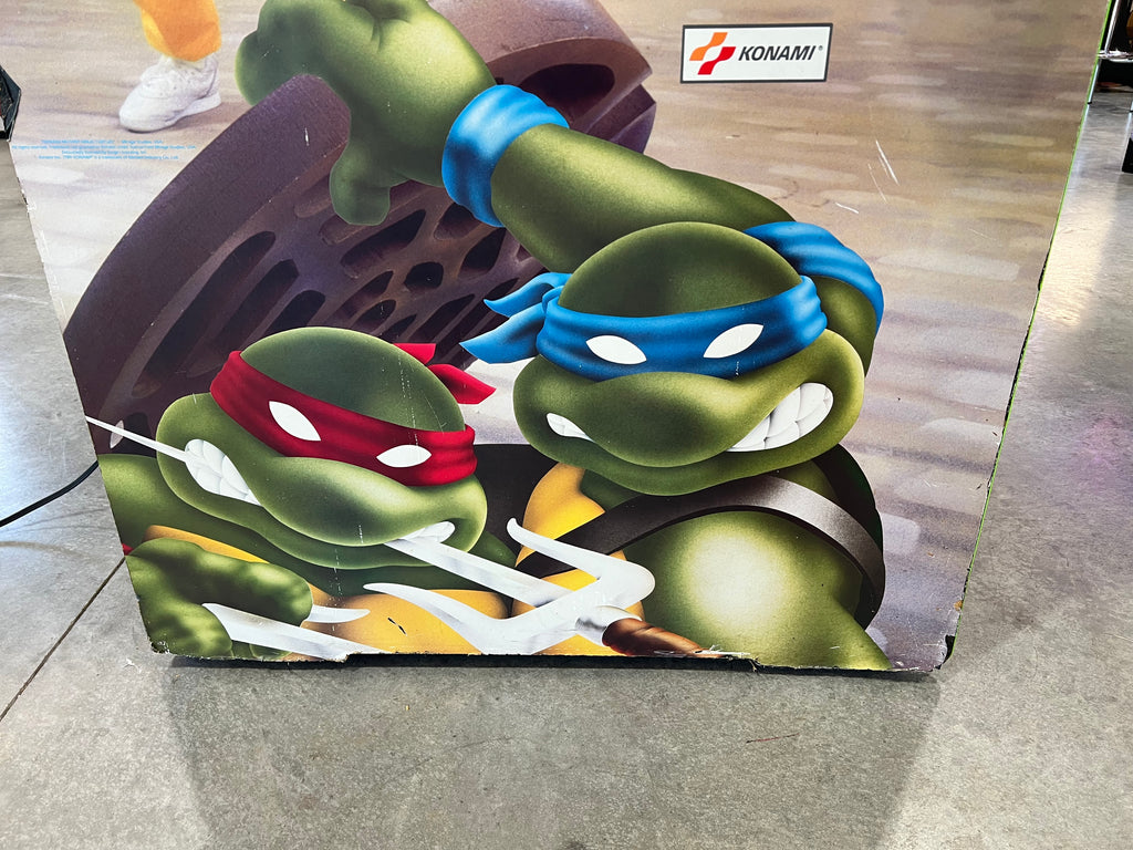 TEENAGE MUTANT NINJA TURTLES - 4 PLAYER - The OG -  Konami Arcade Game! ORIGINAL! Good Looking Arcade Cabinet - TMNT- TNT - Working Great!