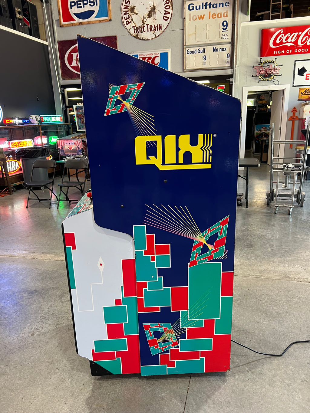 SPACE INVADERS / QIX COMBO Taito Reunion Arcade Game - Works 100% - Two All Time Greats in One Cabinet!
