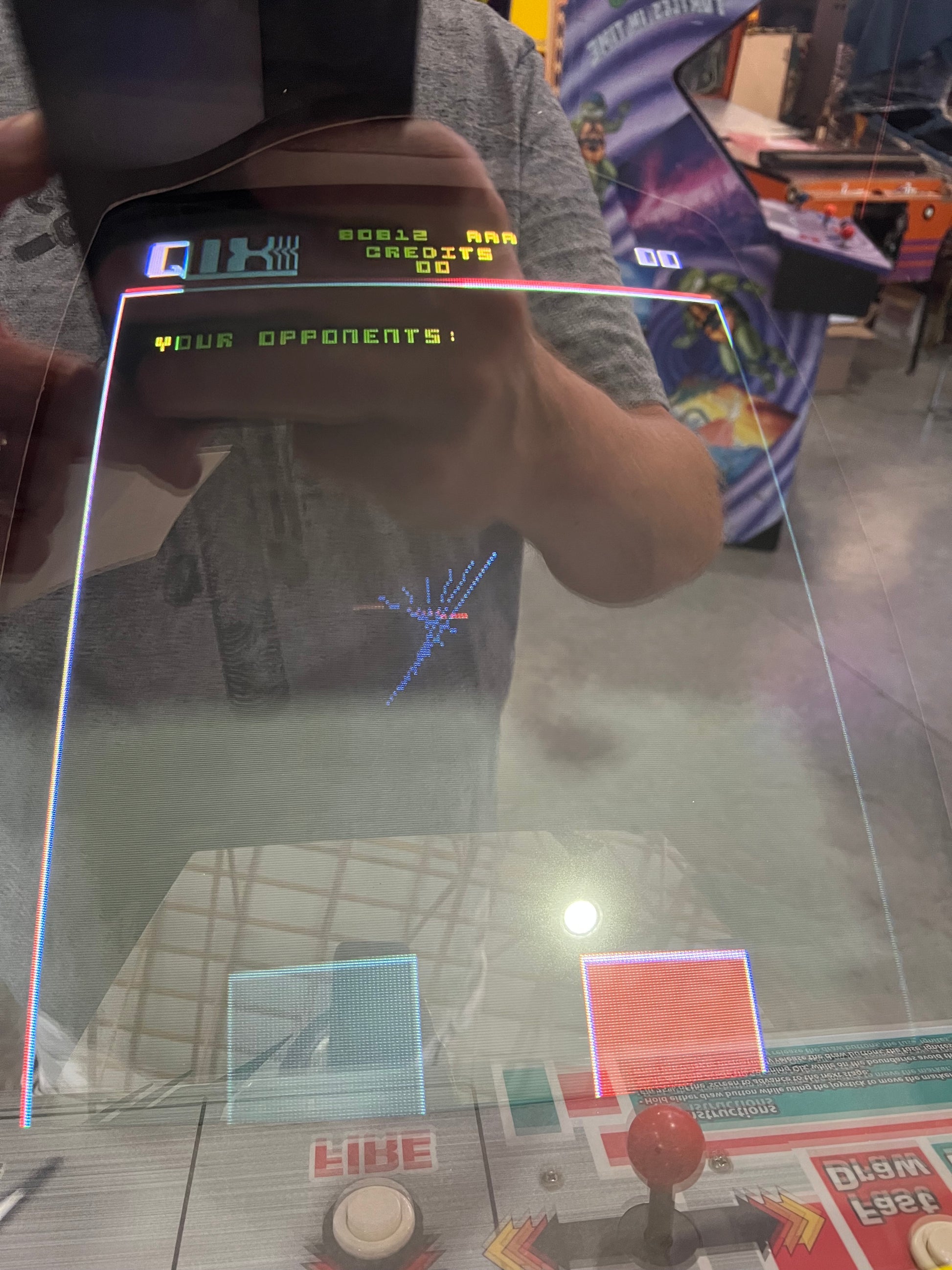 SPACE INVADERS / QIX COMBO Taito Reunion Arcade Game - Works 100% - Two All Time Greats in One Cabinet!