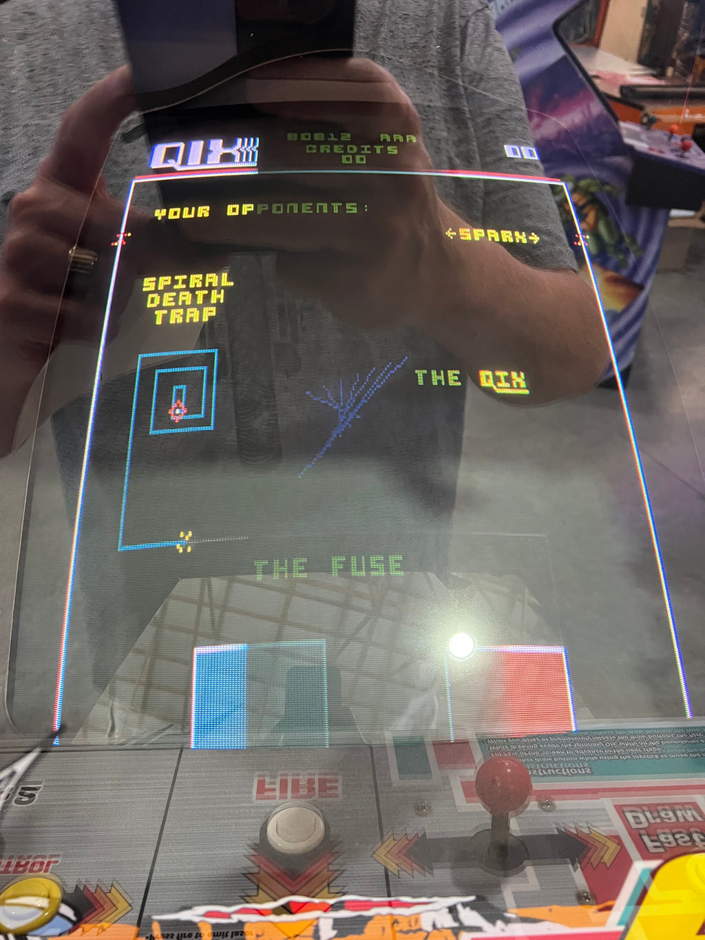 SPACE INVADERS / QIX COMBO Taito Reunion Arcade Game - Works 100% - Two All Time Greats in One Cabinet!