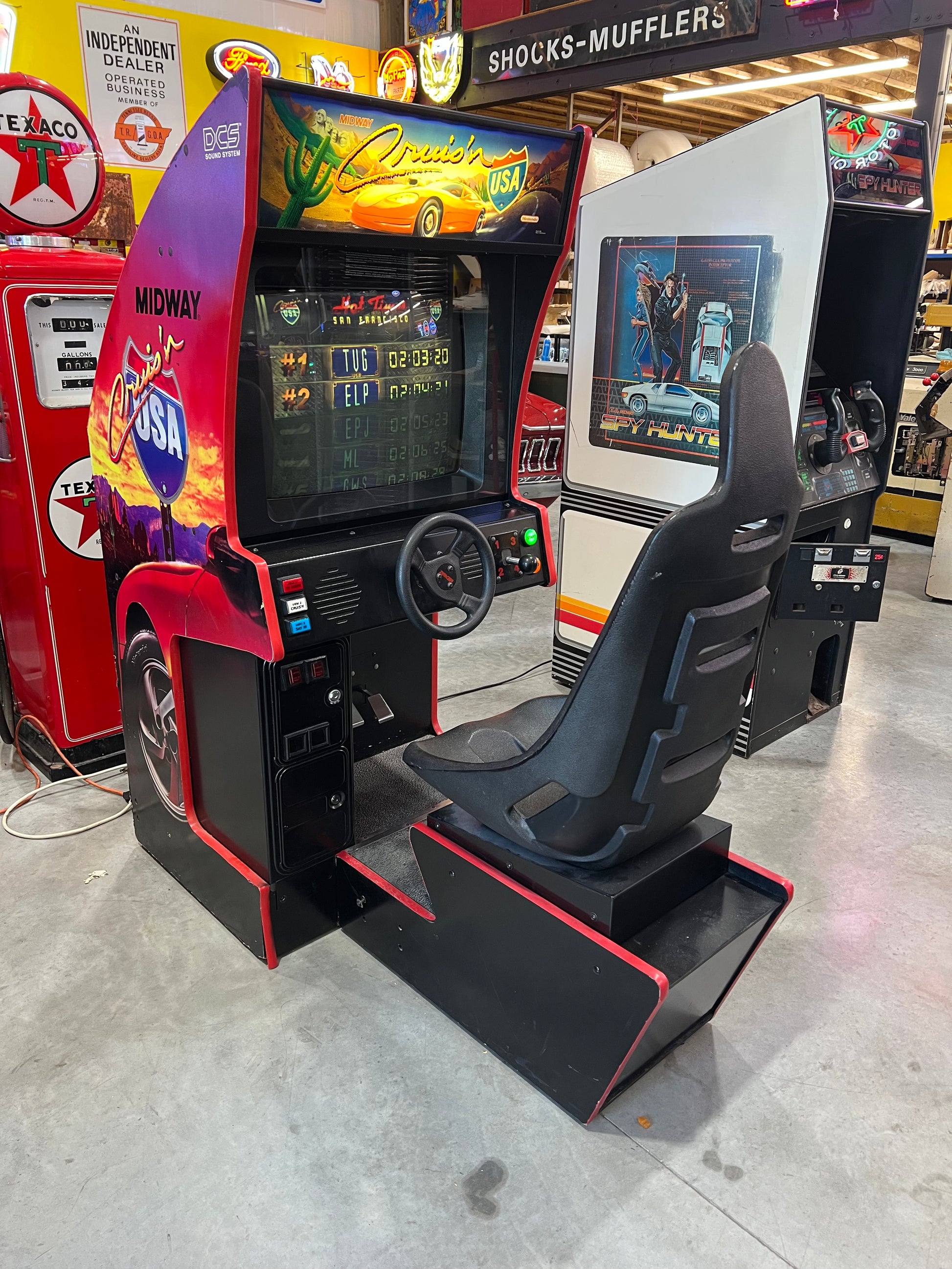 Crusin' USA Midway Nintendo Sit-Down Arcade Game - THE ORIGINAL - Works 100% - THE ONE YOU REMEMBER!