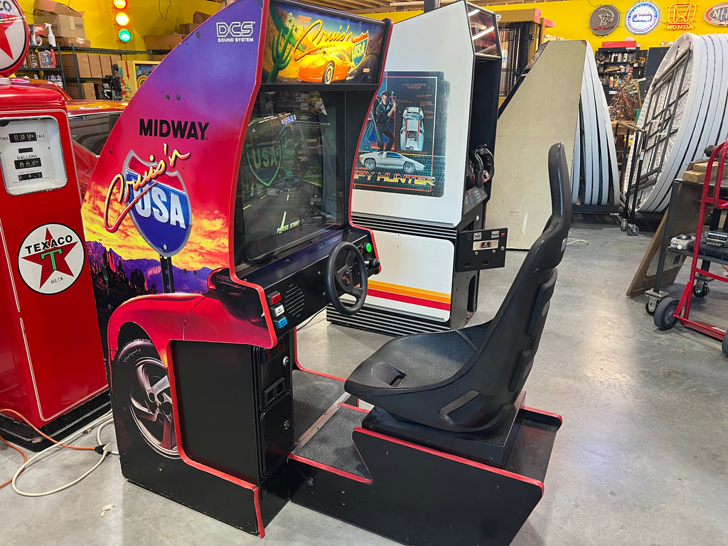 Crusin' USA Midway Nintendo Sit-Down Arcade Game - THE ORIGINAL - Works 100% - THE ONE YOU REMEMBER!