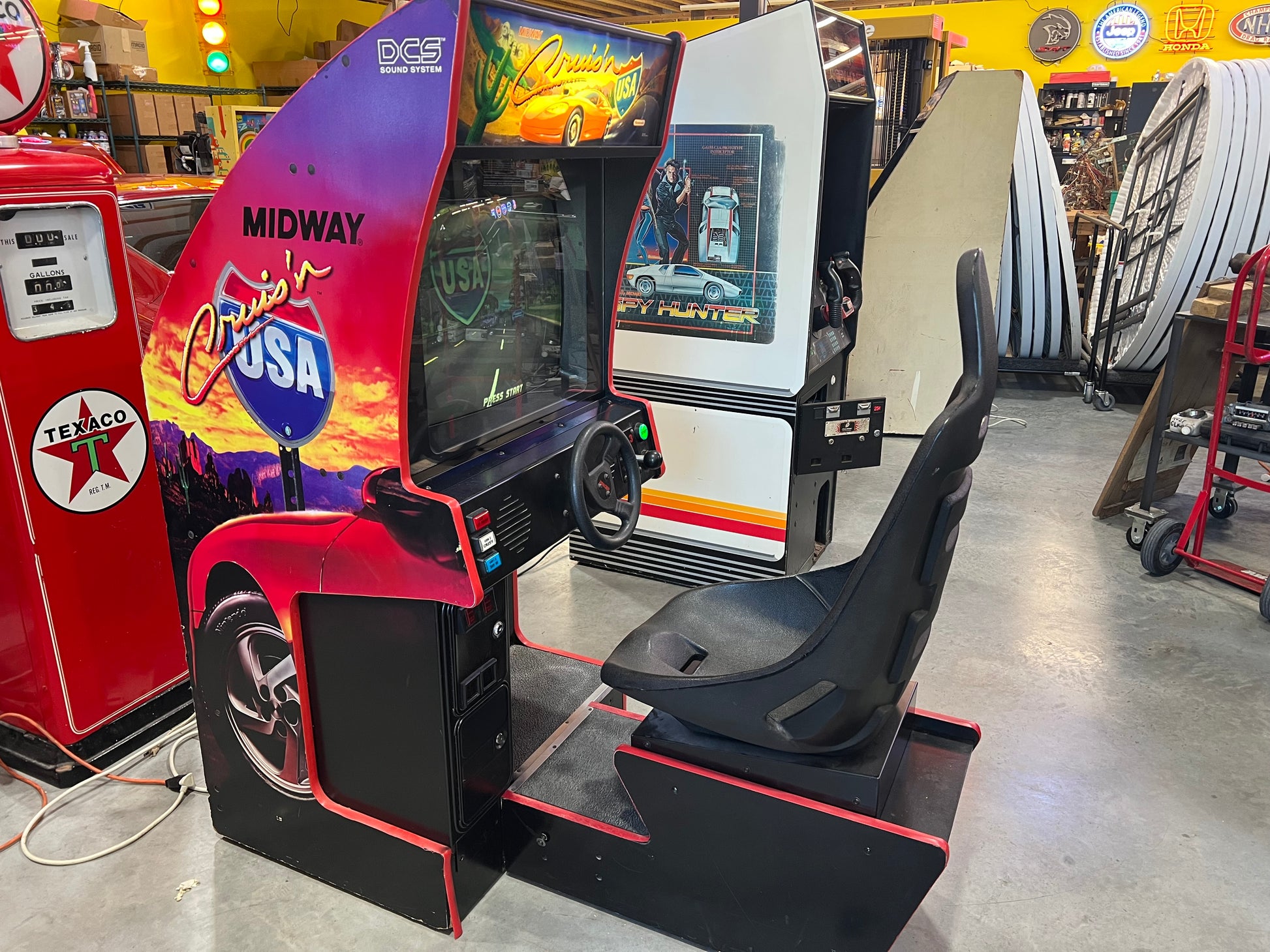 Crusin' USA Midway Nintendo Sit-Down Arcade Game - THE ORIGINAL - Works 100% - THE ONE YOU REMEMBER!