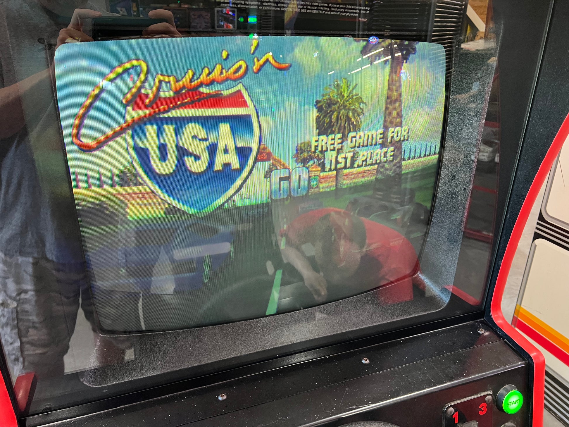 Crusin' USA Midway Nintendo Sit-Down Arcade Game - THE ORIGINAL - Works 100% - THE ONE YOU REMEMBER!