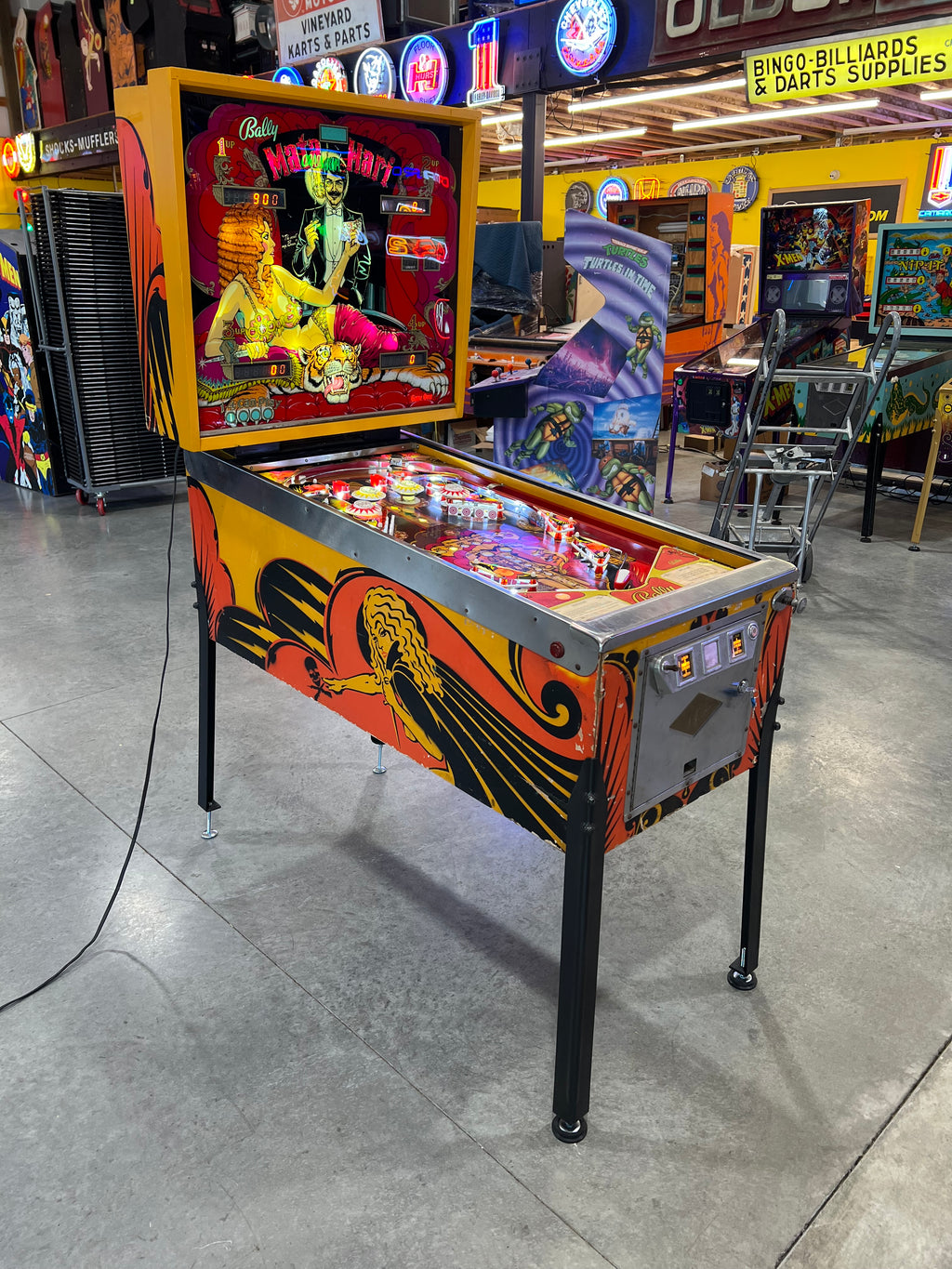 Mata Hari - 1978 Bally Pinball Machine - Shopped and Working 100%