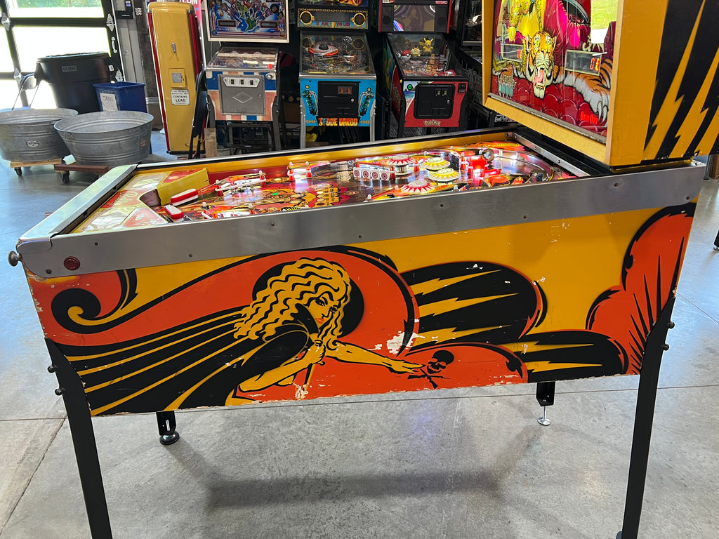Mata Hari - 1978 Bally Pinball Machine - Shopped and Working 100%