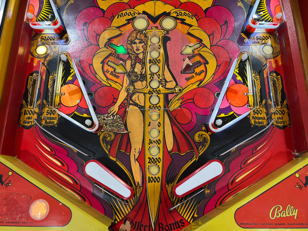 Mata Hari - 1978 Bally Pinball Machine - Shopped and Working 100%