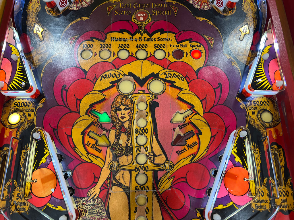 Mata Hari - 1978 Bally Pinball Machine - Shopped and Working 100%