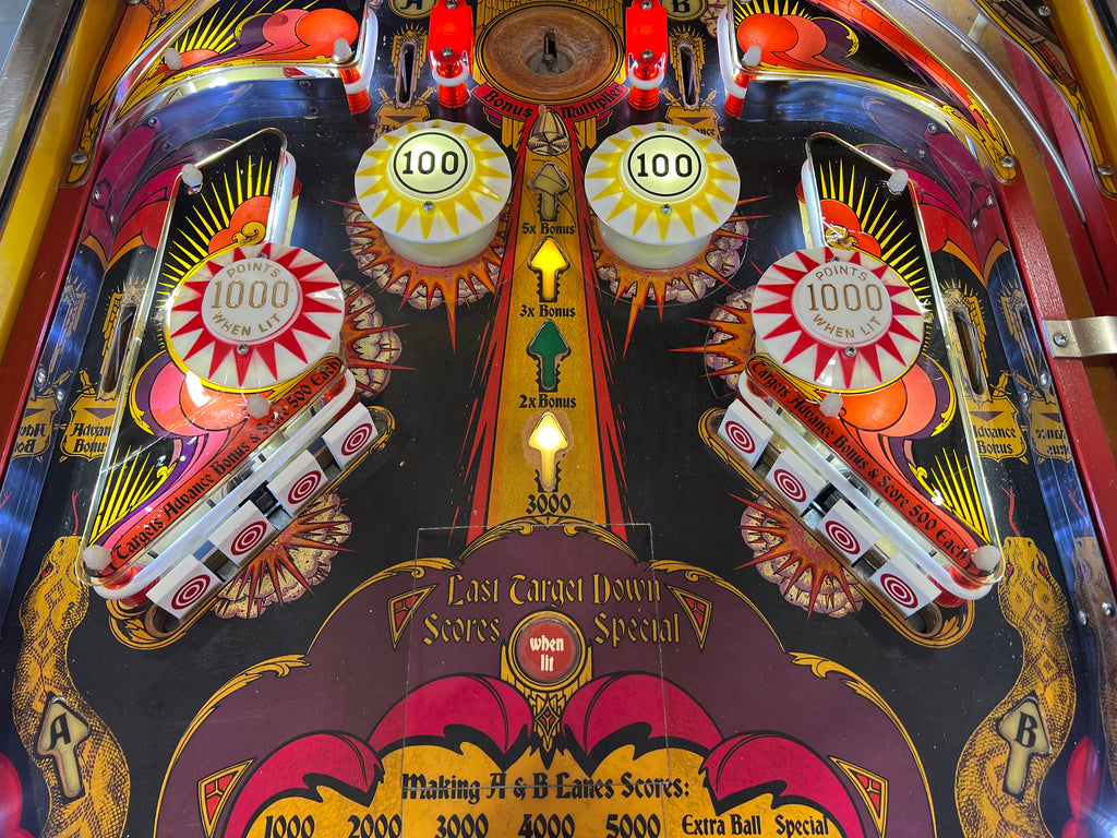 Mata Hari - 1978 Bally Pinball Machine - Shopped and Working 100%