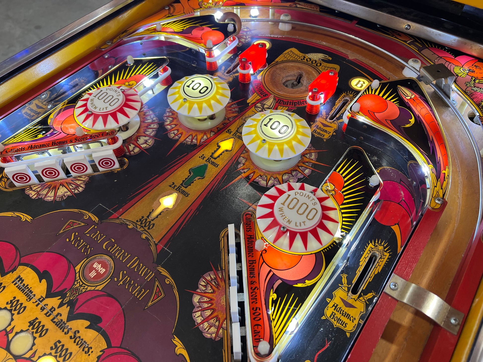 Mata Hari - 1978 Bally Pinball Machine - Shopped and Working 100%