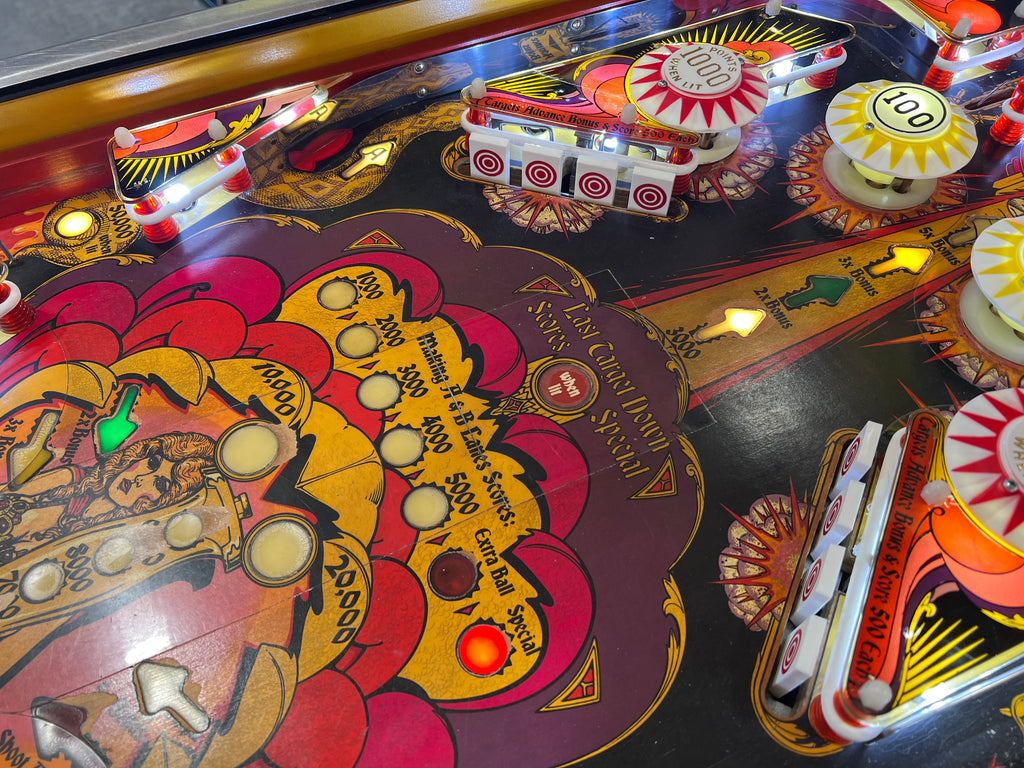 Mata Hari - 1978 Bally Pinball Machine - Shopped and Working 100%