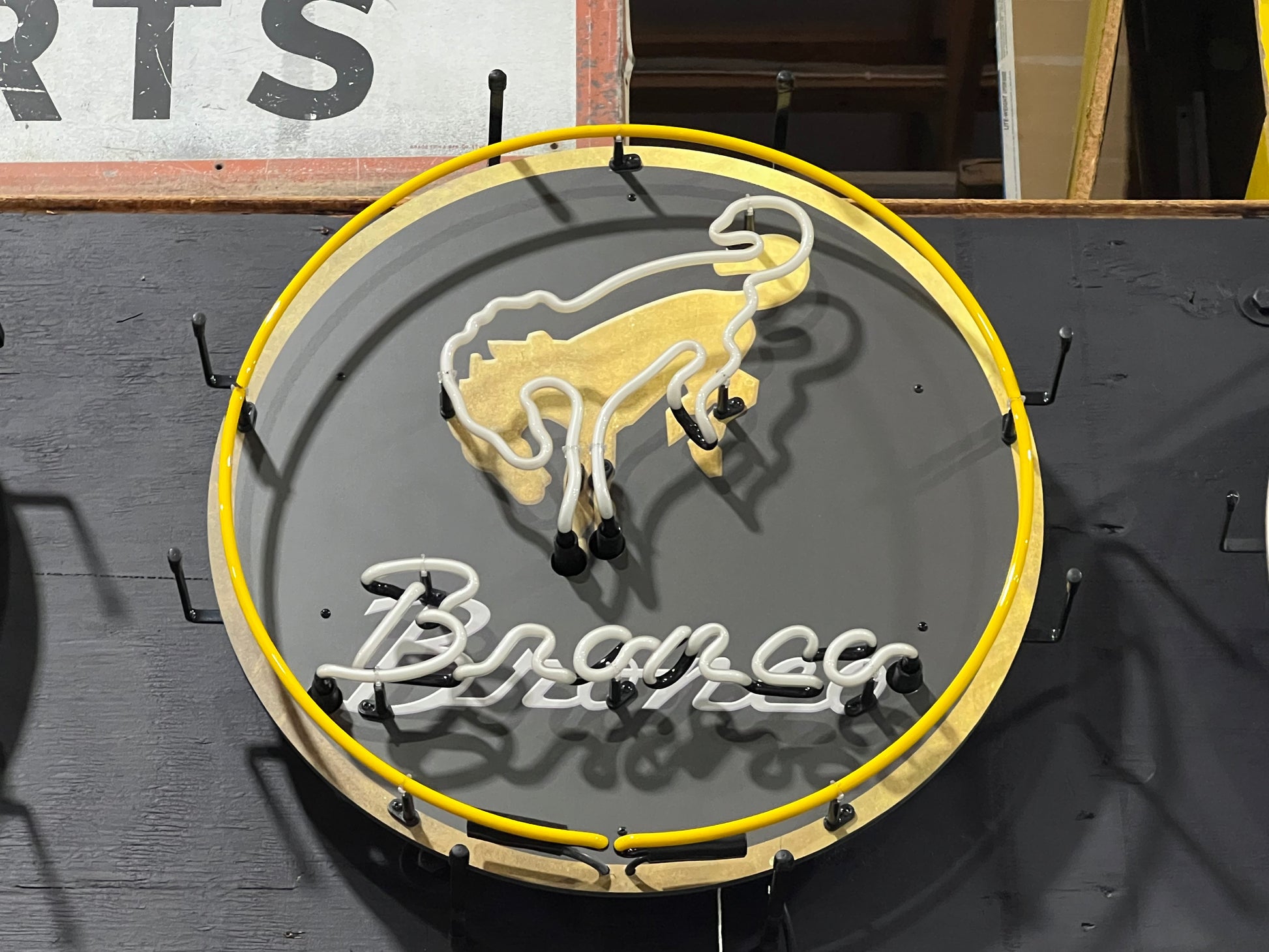 FORD BRONCO NEON CAN SIGN - Ready for Your Garage, Game Room or Man Cave!! REAL NEON!