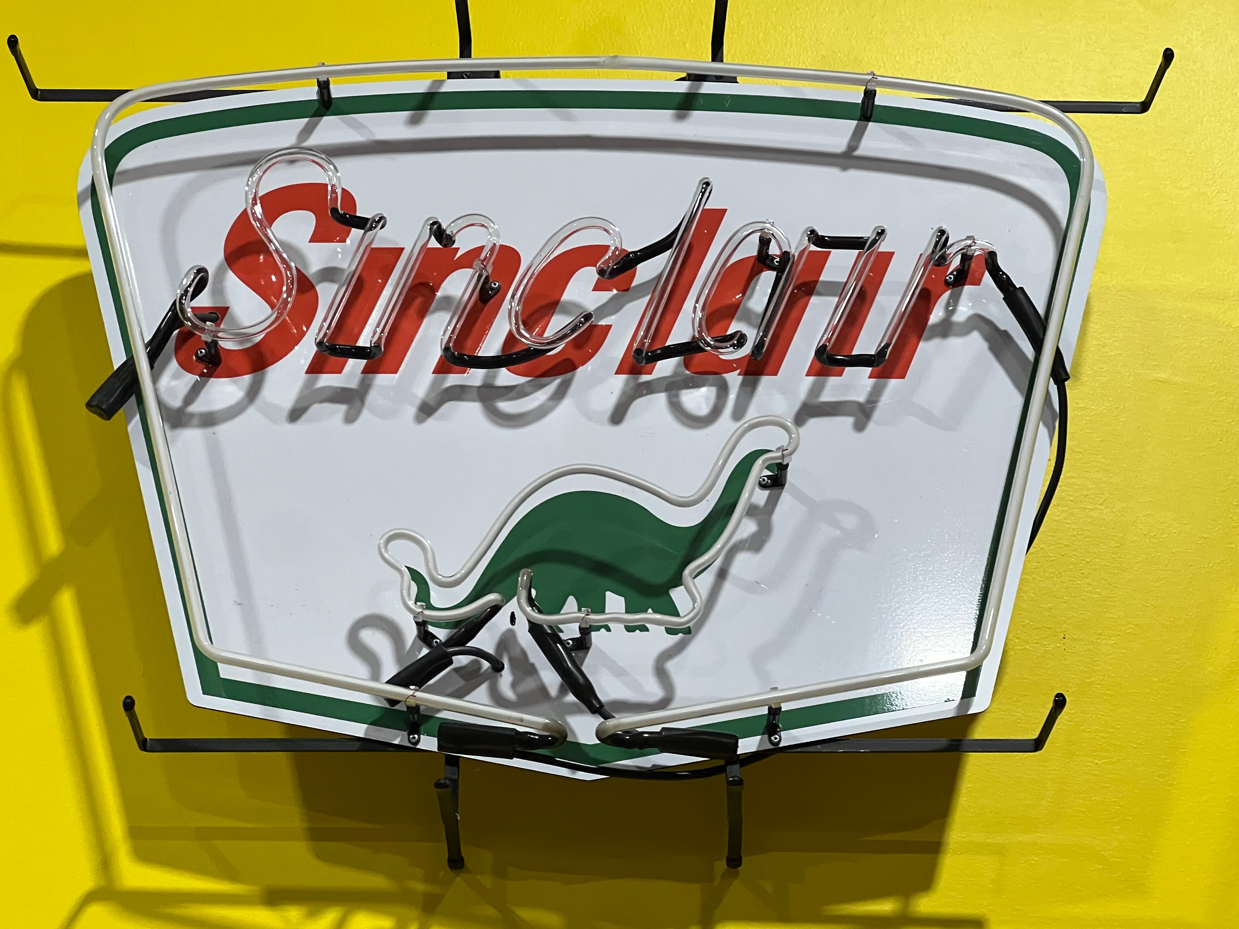 SINCLAIR DINOSAUR NEON SIGN - Ready for Your Garage, Game Room or