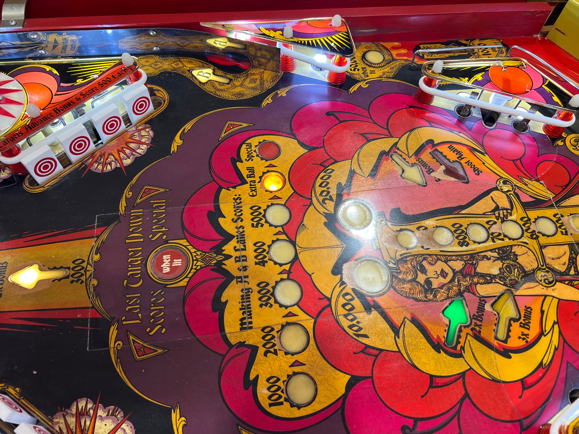 Mata Hari - 1978 Bally Pinball Machine - Shopped and Working 100%