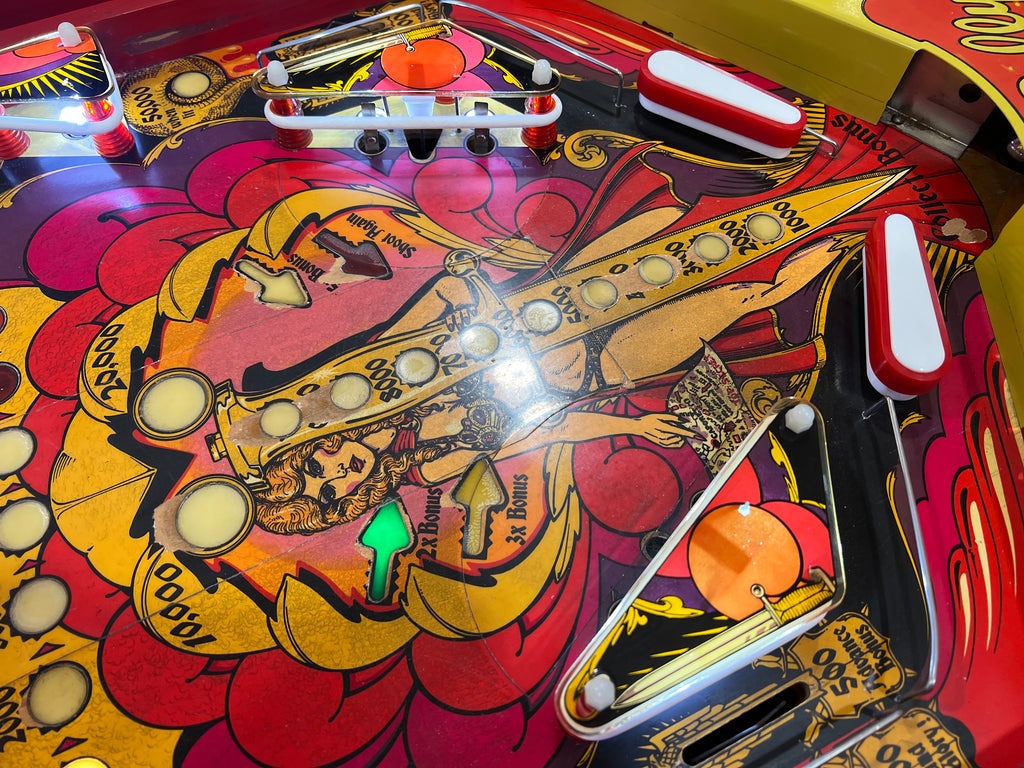 Mata Hari - 1978 Bally Pinball Machine - Shopped and Working 100%