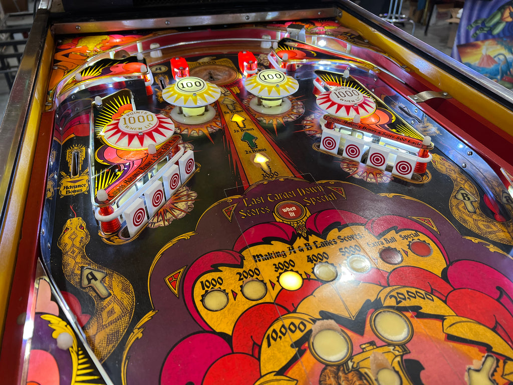 Mata Hari - 1978 Bally Pinball Machine - Shopped and Working 100%