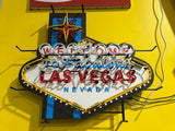 WELCOME TO FABULOUS LAS VEGAS NEON SIGN - Ready for Your Garage, Game Room or Man Cave!! REAL NEON!