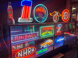 PINBALL NEON SIGN (Long Version) - Ready for Your Game Room or Man Cave!! REAL NEON!