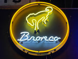 FORD BRONCO NEON CAN SIGN - Ready for Your Garage, Game Room or Man Cave!! REAL NEON!