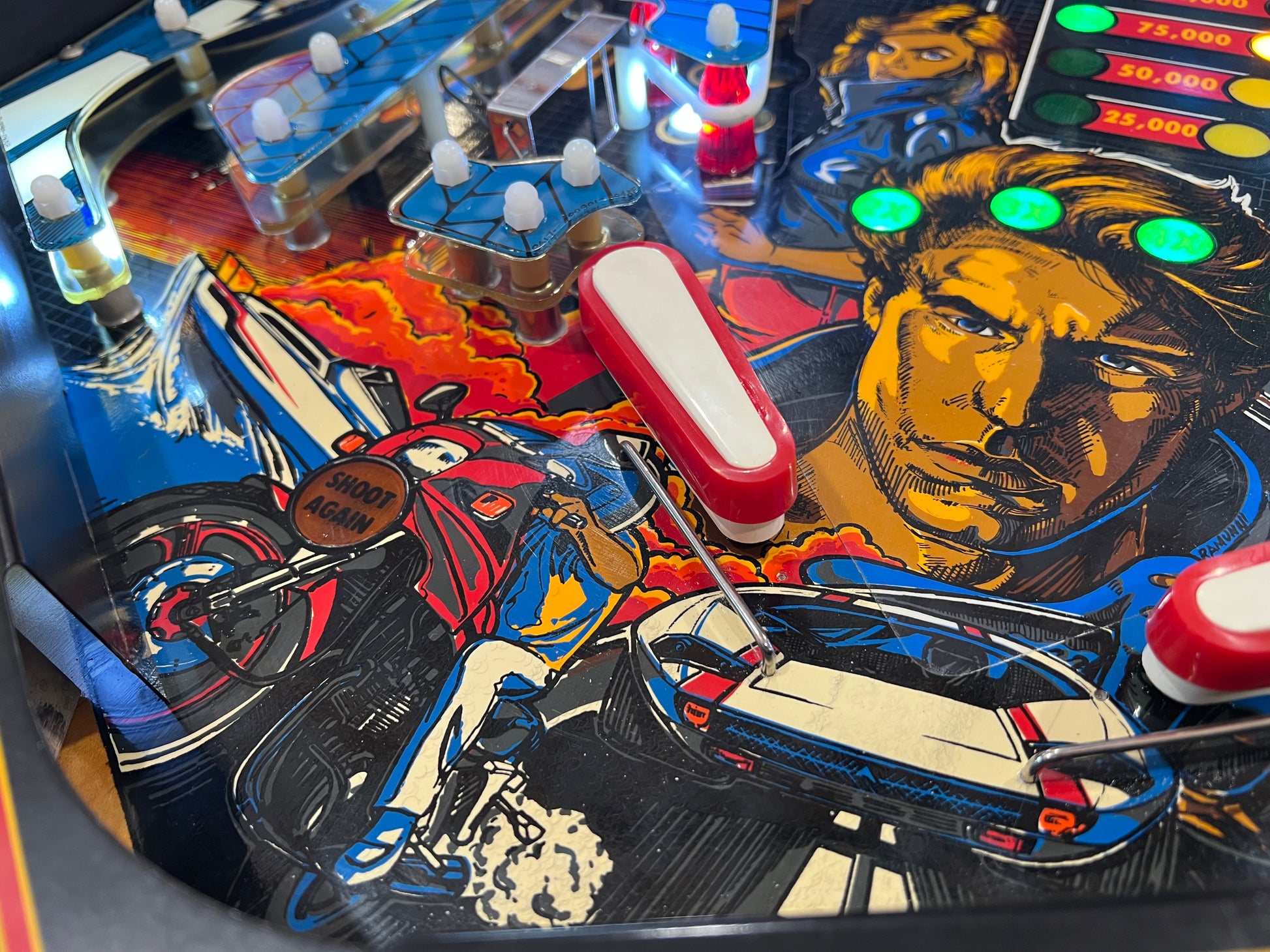 SPY HUNTER - 1986 Bally Pinball Machine - WORKS 100% - VERY VERY Nice Example of This Title!