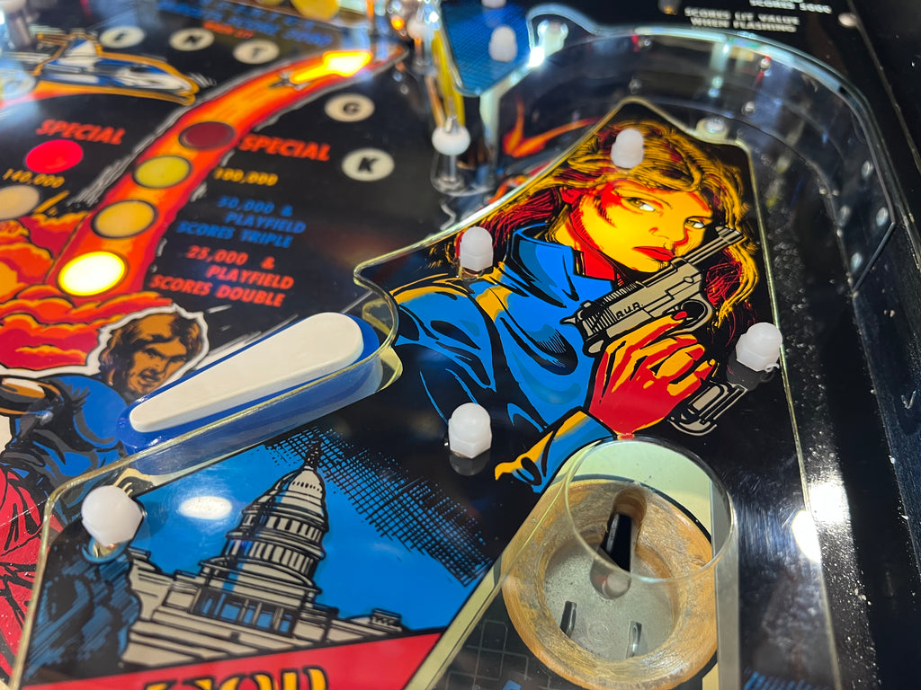 SPY HUNTER - 1986 Bally Pinball Machine - WORKS 100% - VERY VERY Nice Example of This Title!