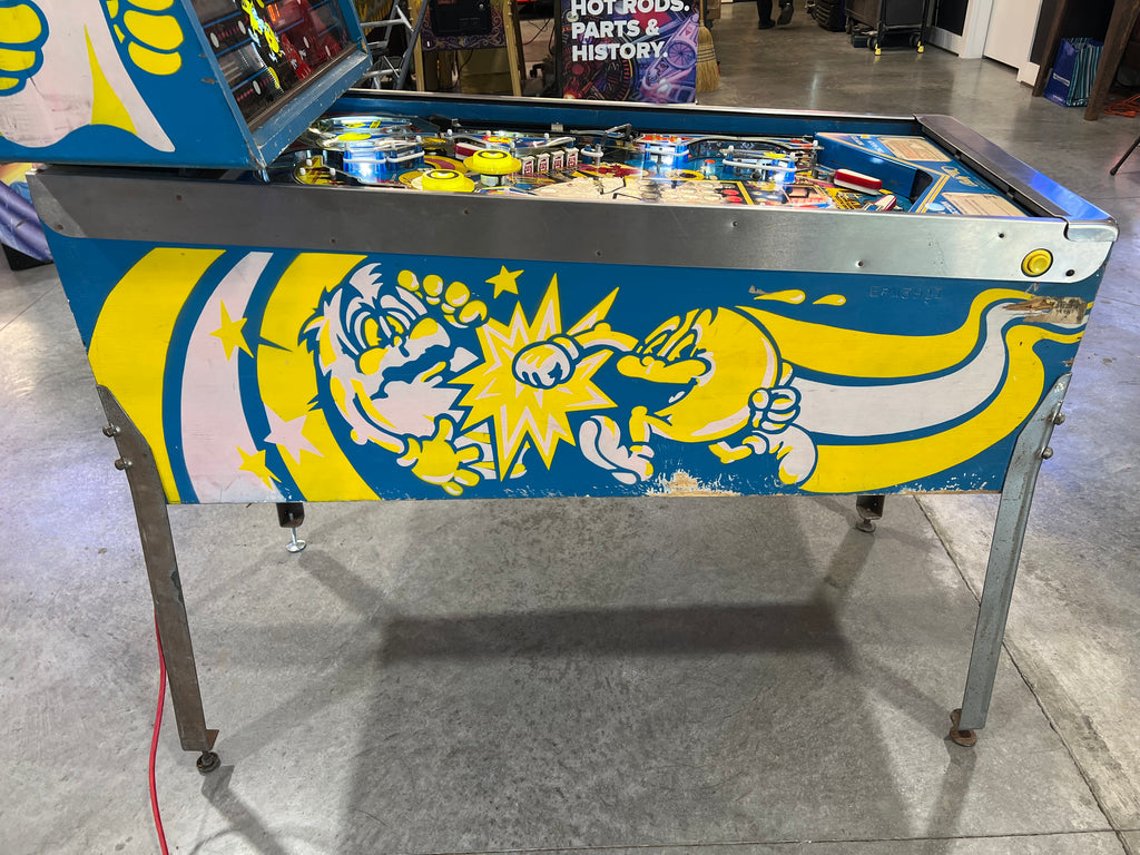 MR and MS PACMAN PINBALL - 1982 Bally Pinball Machine - Shopped and Working 100%