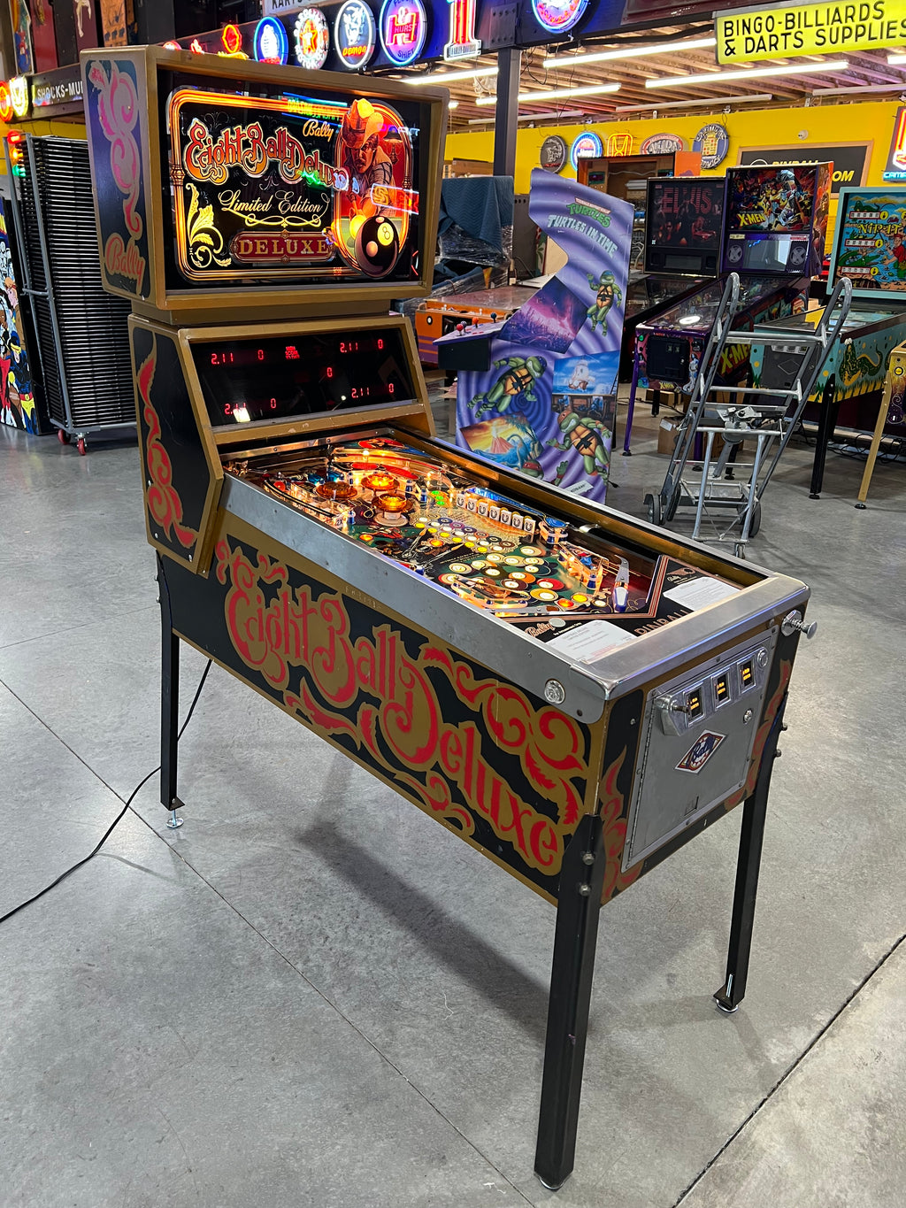 EIGHT BALL DELUXE LIMITED EDITION - 1982 Bally Pinball Machine - WORKS 100% - THE BEST GAME FROM THE PERIOD! - THE ORIGINAL LE!