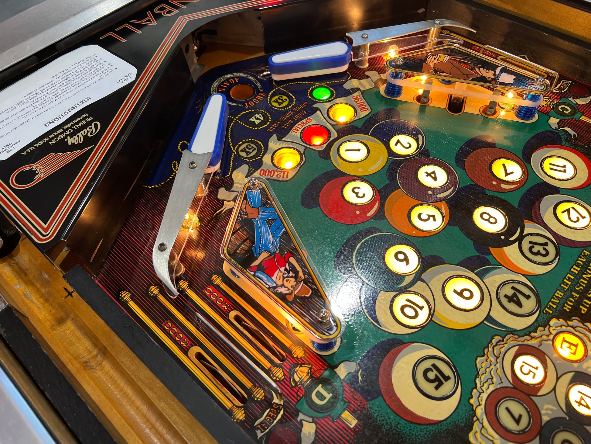 EIGHT BALL DELUXE LIMITED EDITION - 1982 Bally Pinball Machine - WORKS 100% - THE BEST GAME FROM THE PERIOD! - THE ORIGINAL LE!