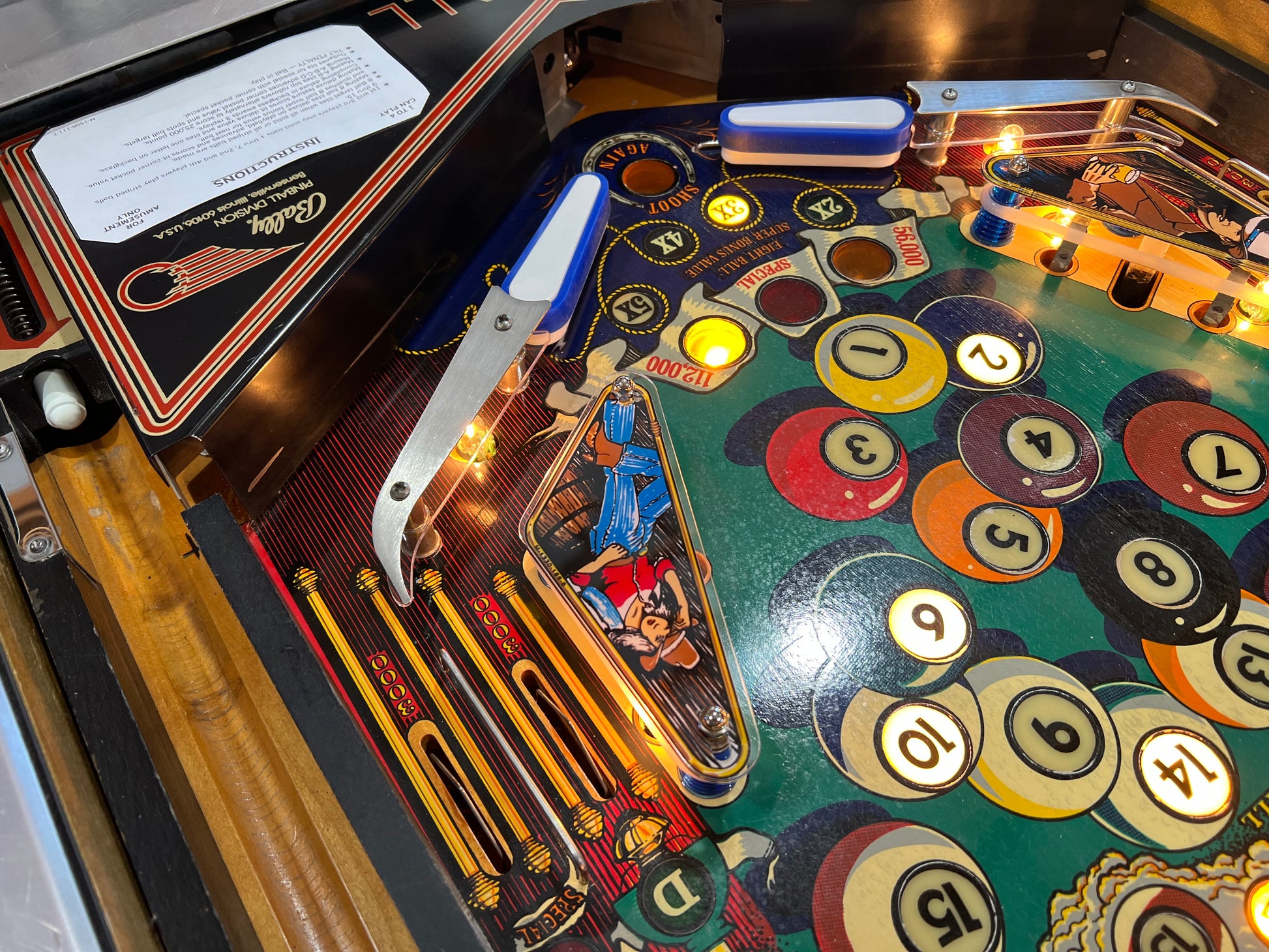 EIGHT BALL DELUXE LIMITED EDITION - 1982 Bally Pinball Machine - WORKS 100% - THE BEST GAME FROM THE PERIOD! - THE ORIGINAL LE!