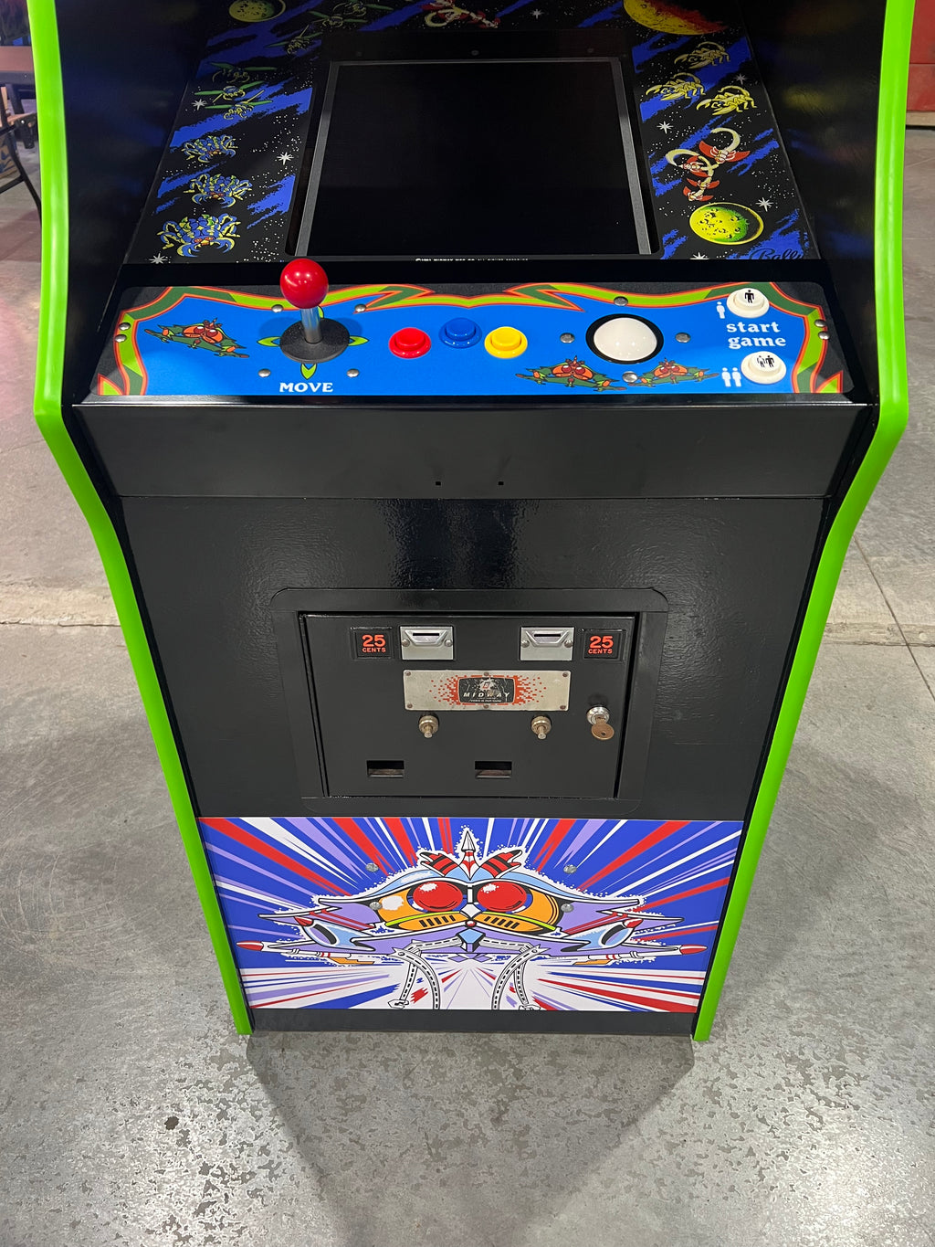 Galaga Upright Multicade Multigame - Sixty 60 Classic Games in One Cabinet - 1 Year Warranty!