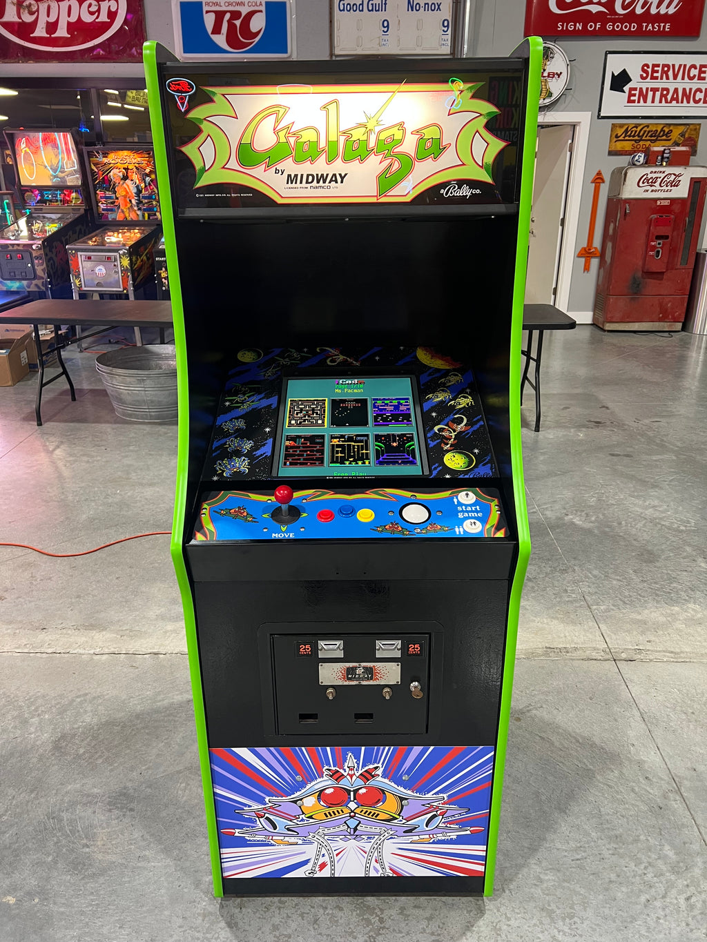 Galaga Upright Multicade Multigame - Sixty 60 Classic Games in One Cabinet - 1 Year Warranty!