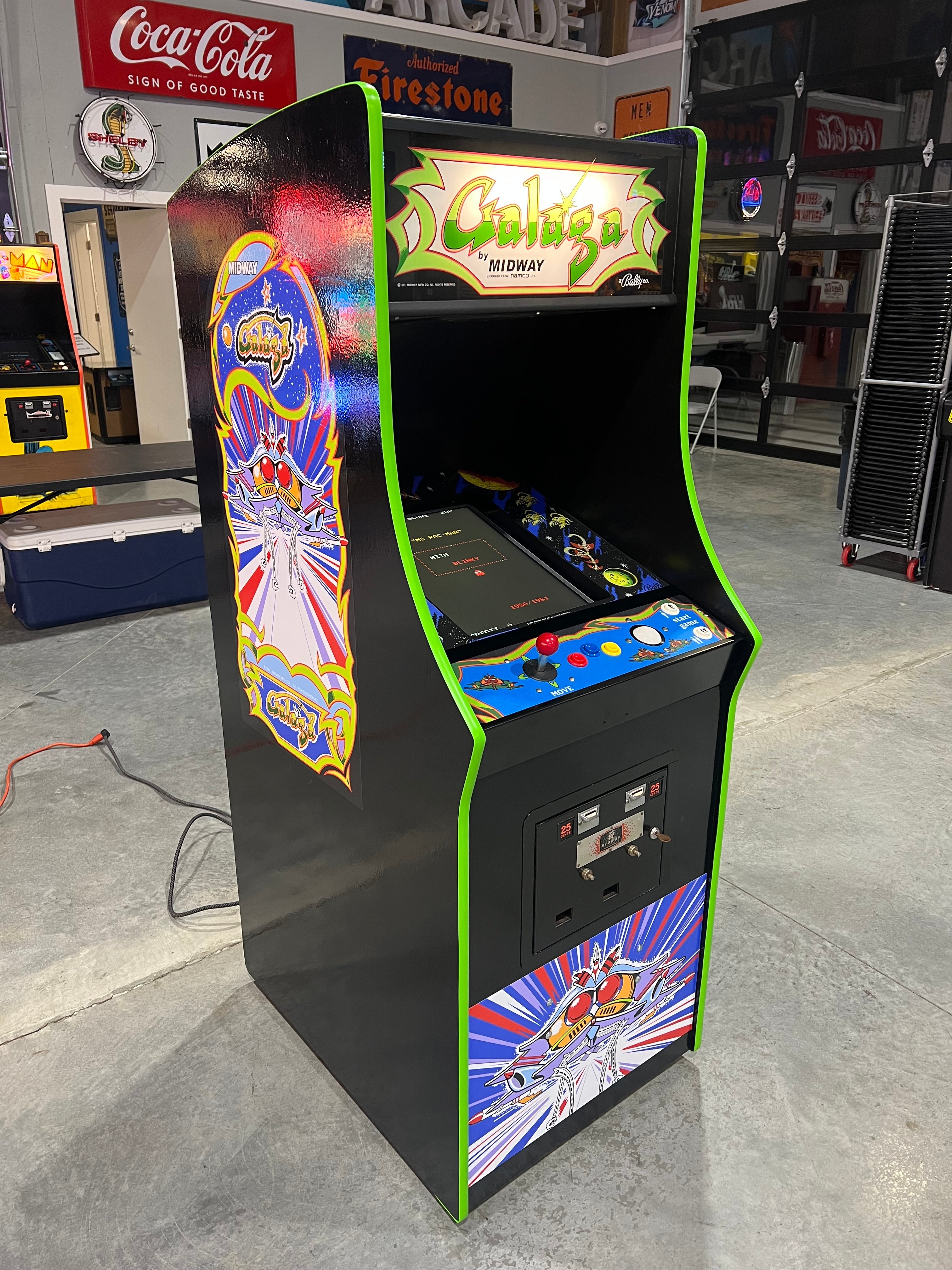Botrods Game Galaga Upright Multicade Multigame - Sixty 60 Classic Games in One Cab ...