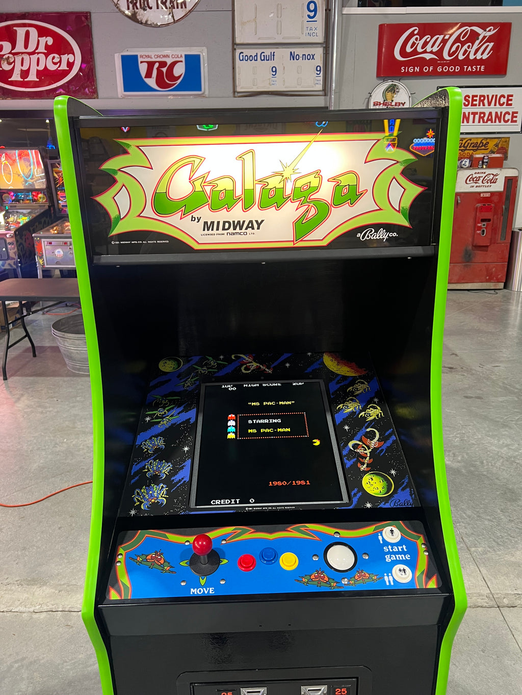 Galaga Upright Multicade Multigame - Sixty 60 Classic Games in One Cabinet - 1 Year Warranty!