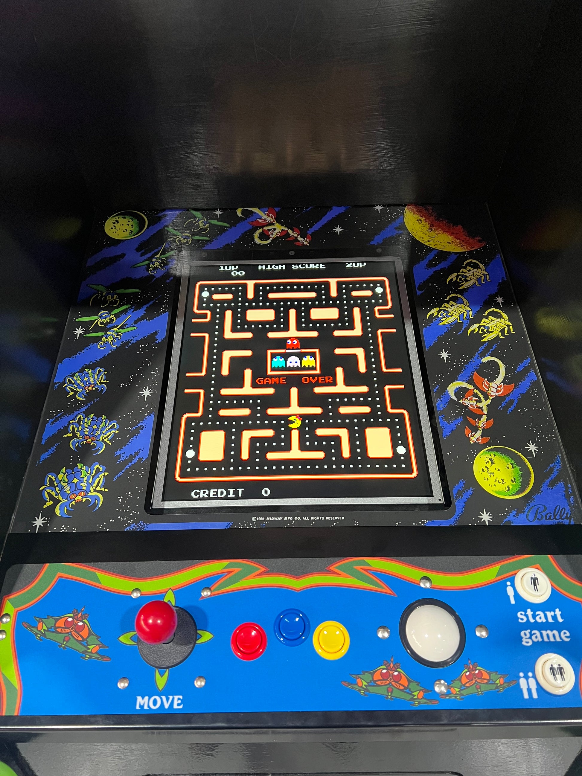 Galaga Upright Multicade Multigame - Sixty 60 Classic Games in One Cabinet - 1 Year Warranty!