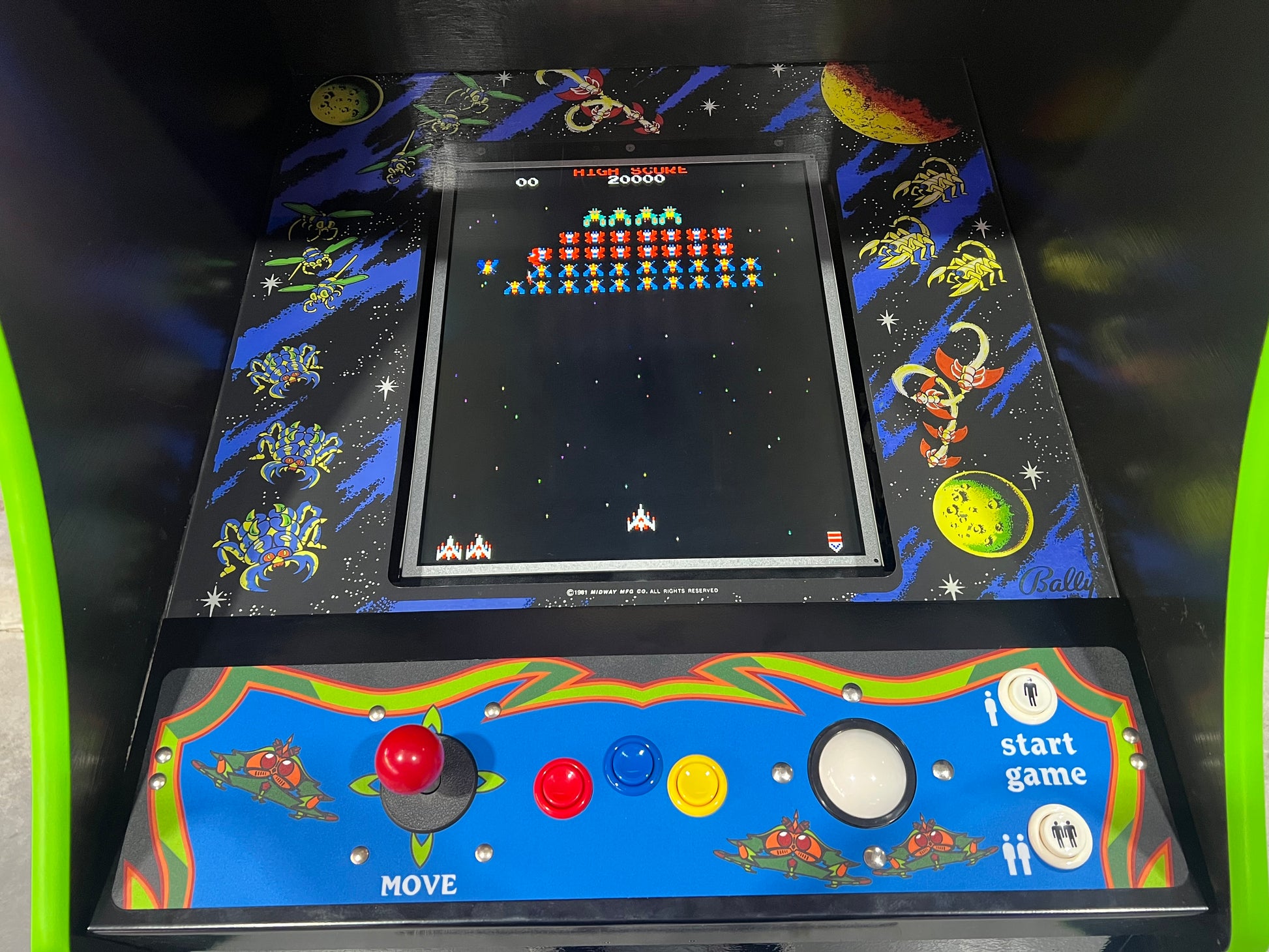 Galaga Upright Multicade Multigame - Sixty 60 Classic Games in One Cabinet - 1 Year Warranty!