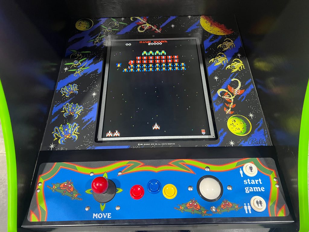 Galaga Upright Multicade Multigame - Sixty 60 Classic Games in One Cabinet - 1 Year Warranty!