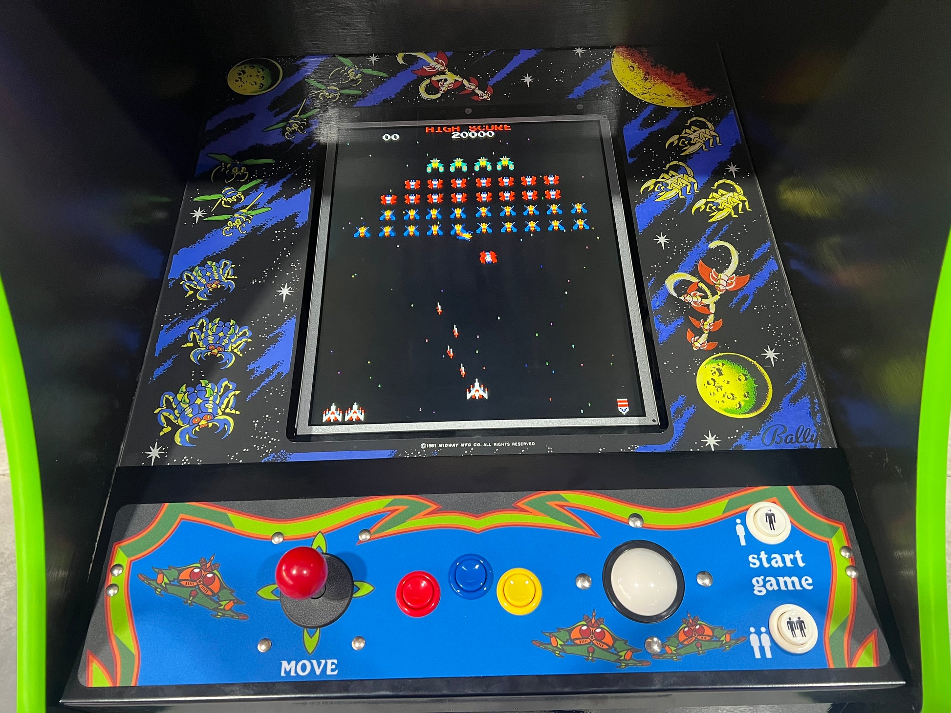 Galaga Upright Multicade Multigame - Sixty 60 Classic Games in One Cabinet - 1 Year Warranty!
