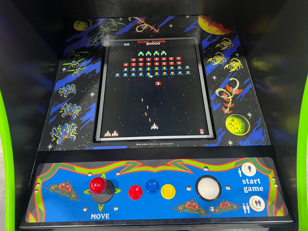 Galaga Upright Multicade Multigame - Sixty 60 Classic Games in One Cabinet - 1 Year Warranty!