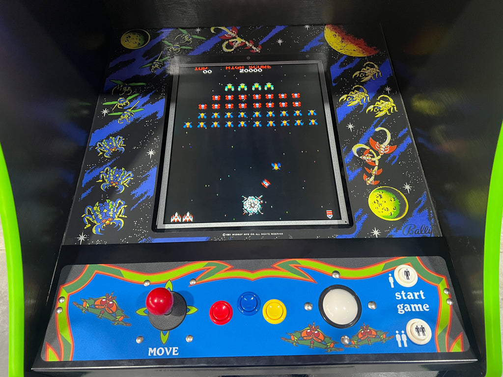 Galaga Upright Multicade Multigame - Sixty 60 Classic Games in One Cabinet - 1 Year Warranty!