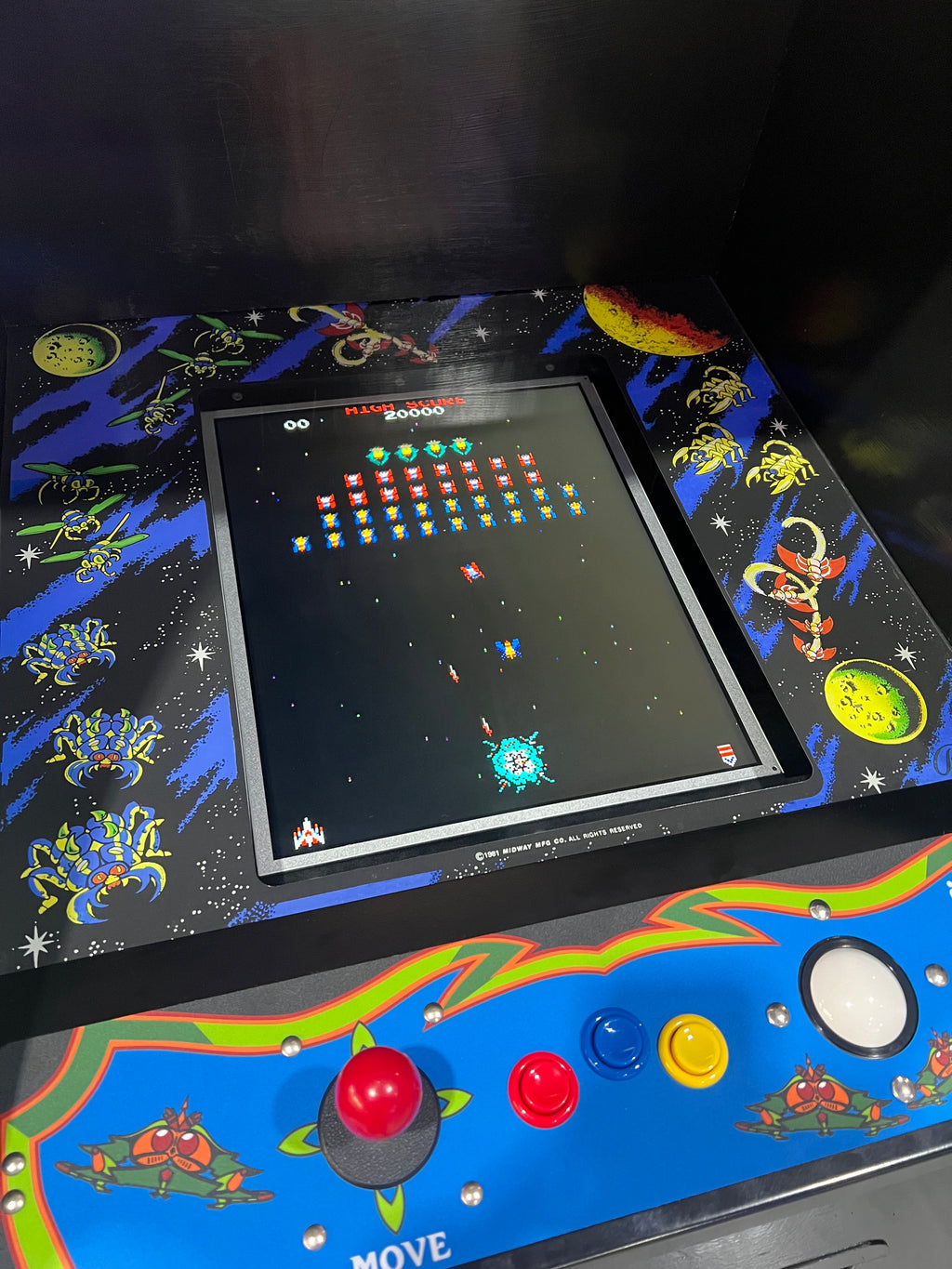 Galaga Upright Multicade Multigame - Sixty 60 Classic Games in One Cabinet - 1 Year Warranty!